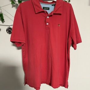 Orvis Men's Polo in Bold Red